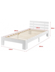 Sengeramme med gavl i... 2