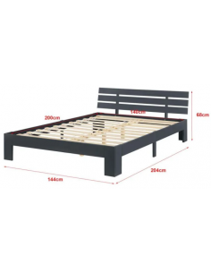 Sengeramme med gavl i... 2