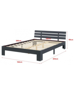 Sengeramme med gavl i... 2