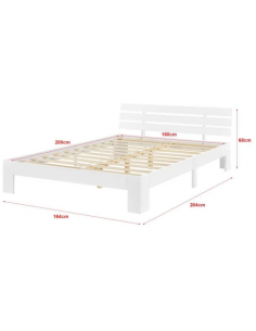 Sengeramme med gavl i... 2