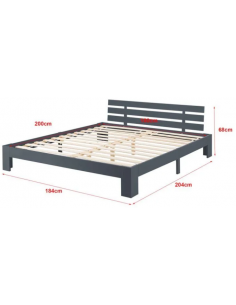 Sengeramme med gavl i... 2