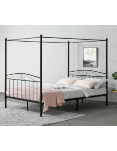 Himmelseng med gavl i stål...