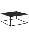 Sofabord i metal H38 x B85 x D85 cm - Mat sort