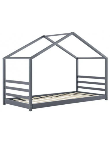 Børneseng med bund i fyrretræ H142 x...