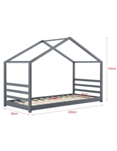Børneseng med bund i... 2