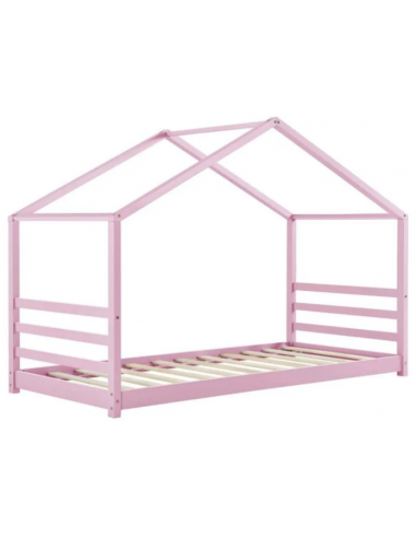 Børneseng med bund i fyrretræ H142 x...