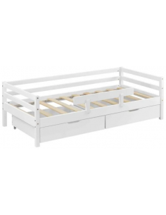 Børneseng med side og bund...