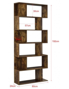 Reol i møbelplade H192 x... 2