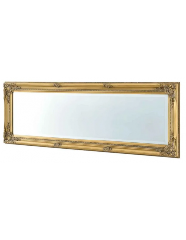 Vægspejl i eucalyptustræ 132 x 42 cm...