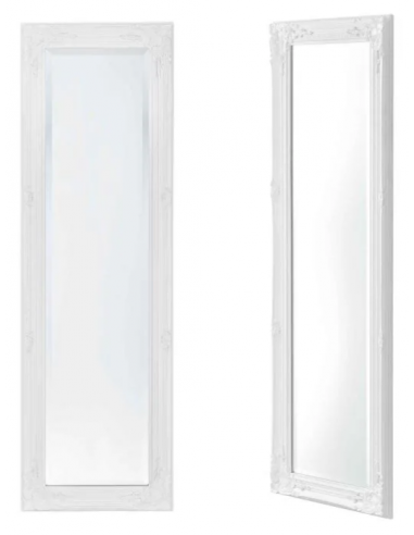 Vægspejl i eucalyptustræ 132 x 42 cm...