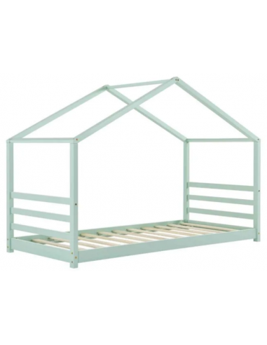 Børneseng med bund i fyrretræ H142 x...