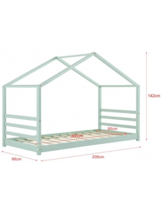 Børneseng med bund i... 2