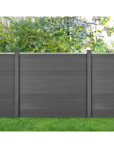 WPC Komposit hegn med pæle...