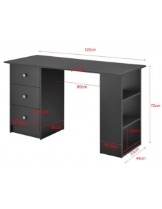 Skrivebord i møbelplade 120... 2