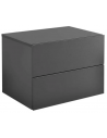 Væghængt sengebord i møbelplade H30 x B40 cm - Mørkegrå