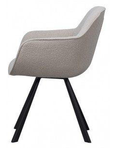 Spisebordsstol i bouclé H79... 2