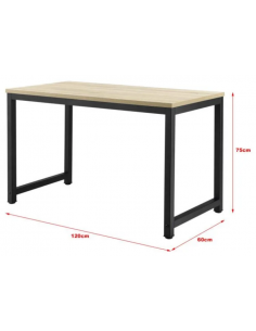 Skrivebord i metal og... 2