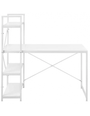 Skrivebord i metal og møbelplade 120...