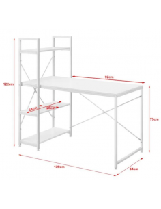 Skrivebord i metal og... 2