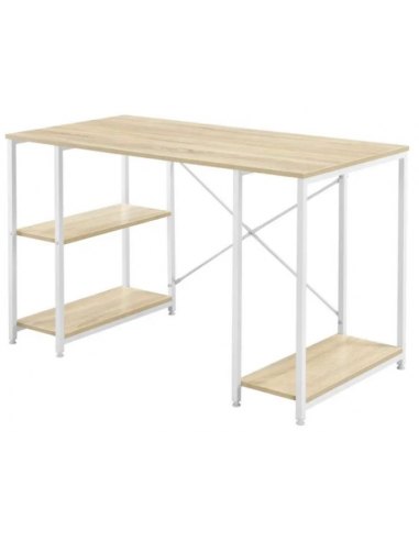 Skrivebord i metal og møbelplade 120...