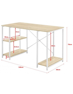 Skrivebord i metal og... 2