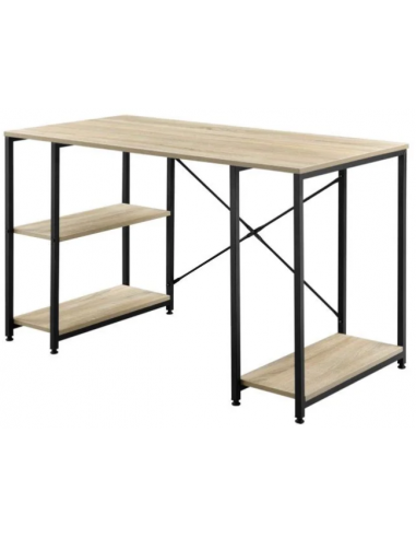 Skrivebord i metal og møbelplade 120...