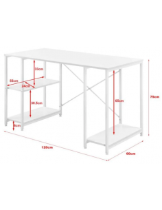 Skrivebord i metal og... 2