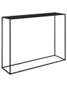 Konsolbord i metal H92 x B115 x D32 cm - Sort