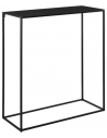 Konsolbord i metal H92 x B80 x D32 cm - Sort