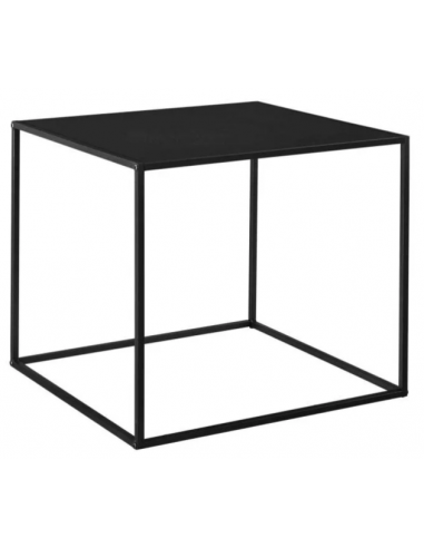 Sofabord i metal H50 x B55 x D55 cm -...