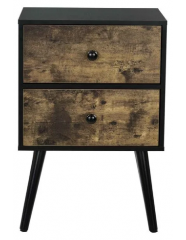 Sengebord i træ og mdf H60 x B40 cm -...