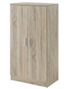 Skoskab i møbelplade H108 x B55 cm - Sonoma eg