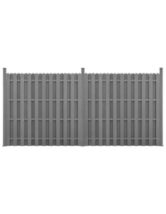 WPC Komposit hegn med pæle... 2