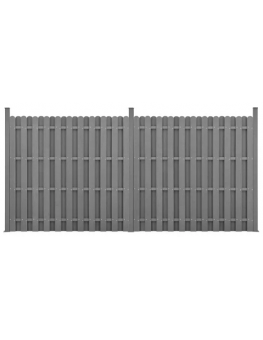 WPC Komposit hegn med pæle H185 x...