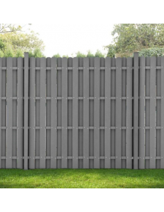 WPC Komposit hegn med pæle...