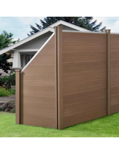 WPC Komposit hegn med pæle...