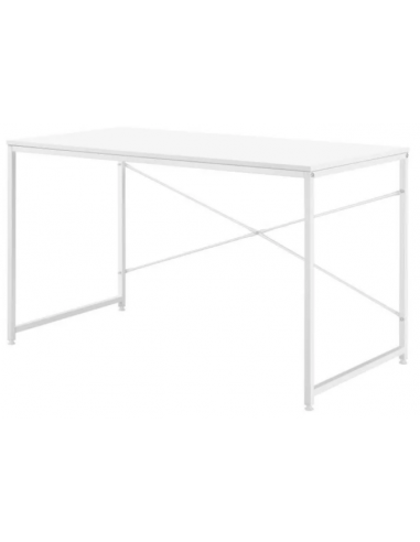 Skrivebord i metal og møbelplade 120...