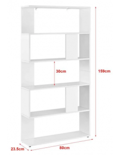 Reol i møbelplade H159 x... 2