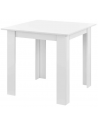 Spisebord i møbelplade H76 x B80 x D80 cm - Hvid