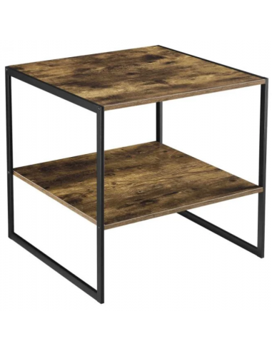 Sengebord i metal og møbelplade H50 x...