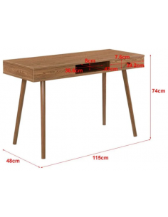 Skrivebord i træ og... 2