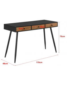 Skrivebord i metal og... 2