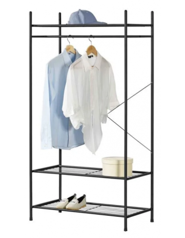 Garderobe stativ i metal H150 x B80...