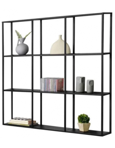 Hyldesystem i metal H110 x B100 cm -...