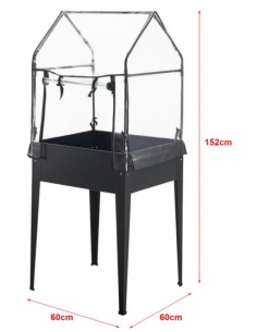 Højbed i stål med... 2