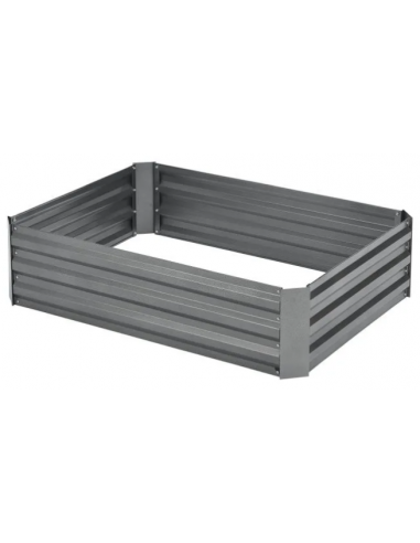 Højbed i stål H30 x B120 x D90 cm -...