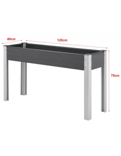 Højbed i aluminium og... 2