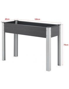 Højbed i aluminium og... 2