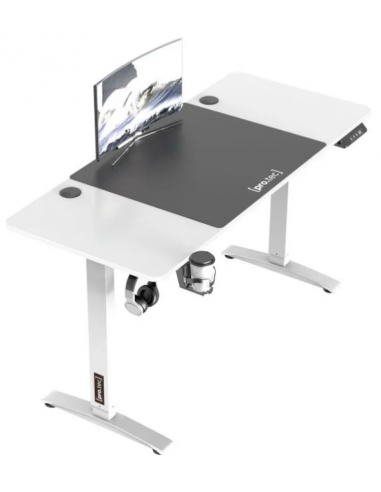 Hæve/Sænke skrivebord i aluminium og...