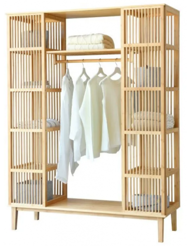 Garderobe stativ i bambus H185 x B140...